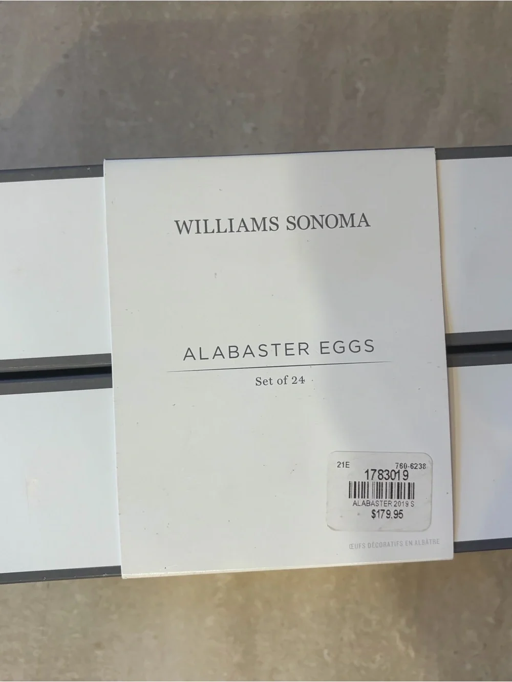 Williams Sonoma soft polished eggs